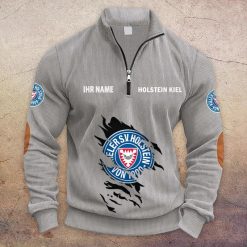 Holstein Kiel Individueller Name Neue Version Halbzip-Pullover