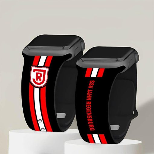 Jahn Regensburg Neue Version Apple-Watch Silikonarmband