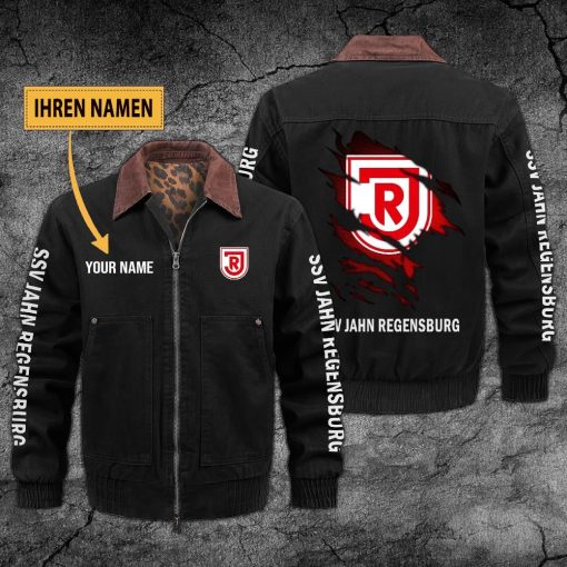 Jahn Regensburg Individueller Name Neues Design Zip-Jacke Jahn Regensburg Individueller Name Neues Design Zip-Jacke