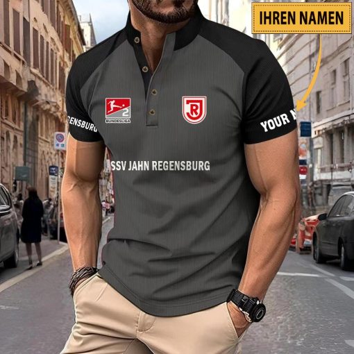 Jahn Regensburg Individueller Name Neues Design Sport-Poloshirt Jahn Regensburg Individueller Name Neues Design Sport-Poloshirt