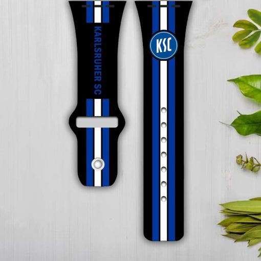 Karlsruher SC Neue Version Apple-Watch Silikonarmband Karlsruher SC Neue Version Apple-Watch Silikonarmband