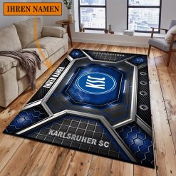 Karlsruher SC Individueller Name Neues Design Bodenteppich