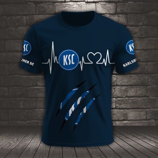 Karlsruher SC Neues Design T-Shirt Karlsruher SC Neues Design T-Shirt