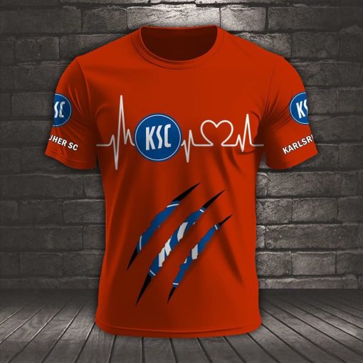 Karlsruher SC Neues Design T-Shirt Karlsruher SC Neues Design T-Shirt