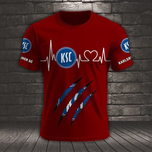 Karlsruher SC Neues Design T-Shirt Karlsruher SC Neues Design T-Shirt