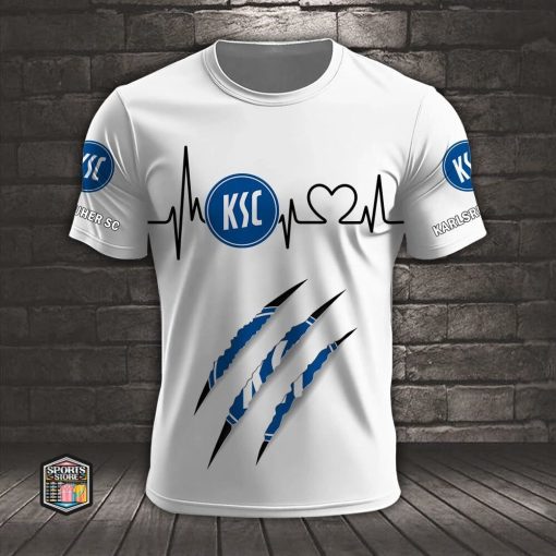 Karlsruher SC Neues Design T-Shirt Karlsruher SC Neues Design T-Shirt