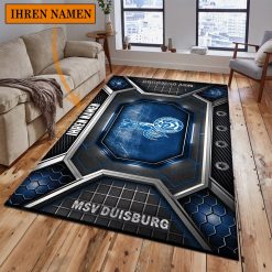 MSV Duisburg Individueller Name Neues Design Bodenteppich