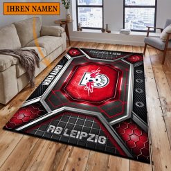 RB Leipzig Individueller Name Neues Design Bodenteppich