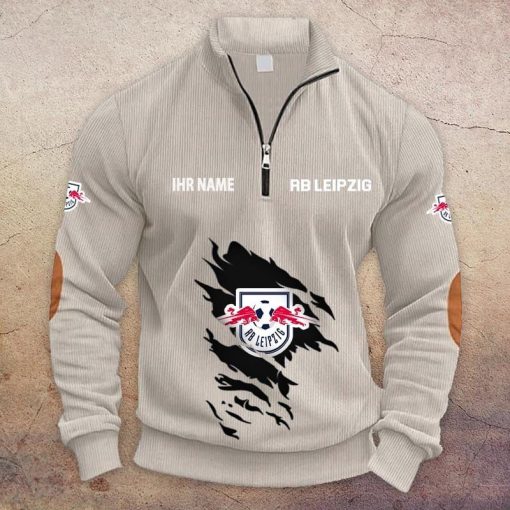 RB Leipzig Individueller Name Neue Version Halbzip-Pullover RB Leipzig Individueller Name Neue Version Halbzip-Pullover
