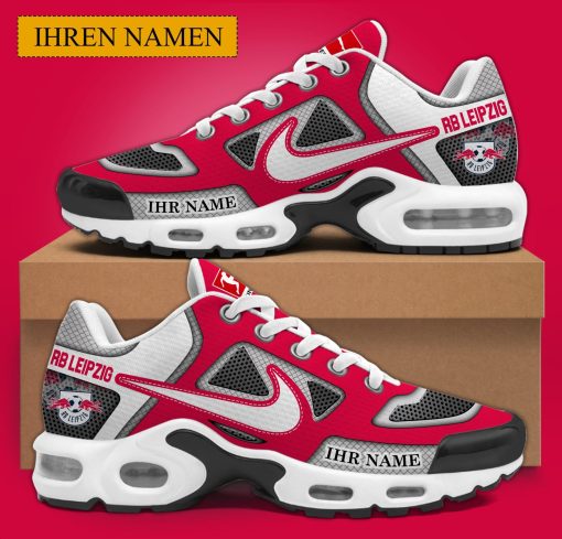 RB Leipzig Individueller Name Neues Design BW Air Max Plus Schuhe