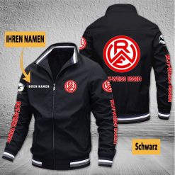 Rot-Weiss Essen Individueller Name Limitierte Auflage Zip-Fleecejacke