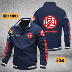 Rot-Weiss Essen Individueller Name Limitierte Auflage Zip-Fleecejacke