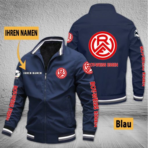 Rot-Weiss Essen Individueller Name Limitierte Auflage Zip-Fleecejacke Rot-Weiss Essen Individueller Name Limitierte Auflage Zip-Fleecejacke