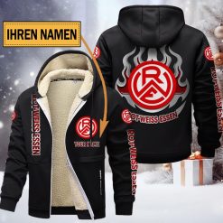 Rot-Weiss Essen Individueller Name Neuer Stil Reißverschlussjacke