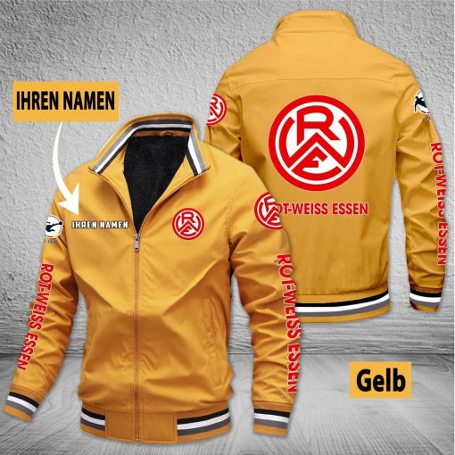 Rot-Weiss Essen Individueller Name Limitierte Auflage Zip-Fleecejacke Rot-Weiss Essen Individueller Name Limitierte Auflage Zip-Fleecejacke