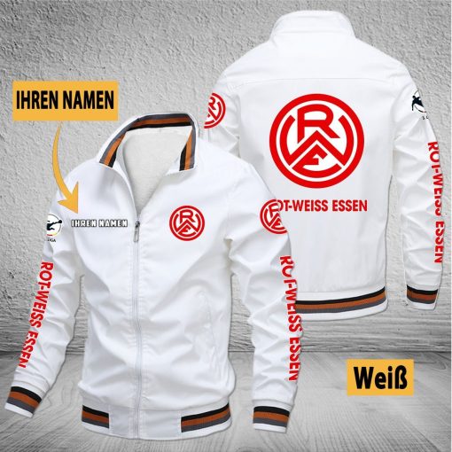 Rot-Weiss Essen Individueller Name Limitierte Auflage Zip-Fleecejacke Rot-Weiss Essen Individueller Name Limitierte Auflage Zip-Fleecejacke
