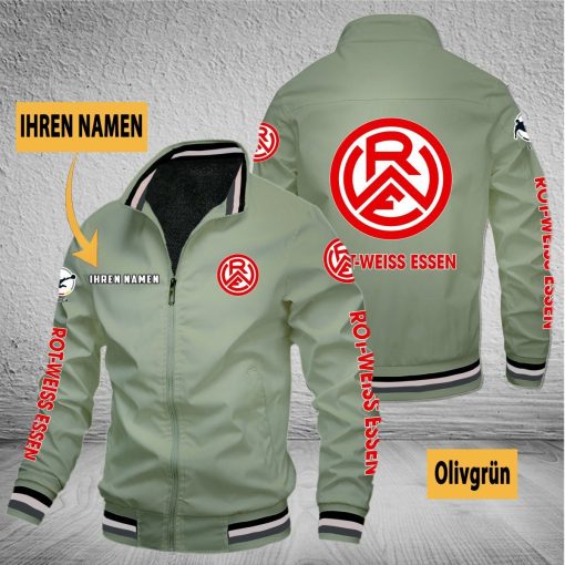 Rot-Weiss Essen Individueller Name Limitierte Auflage Zip-Fleecejacke Rot-Weiss Essen Individueller Name Limitierte Auflage Zip-Fleecejacke