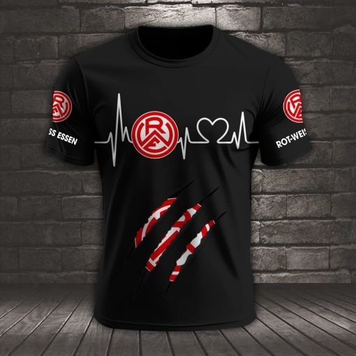 Rot-Weiss Essen Neues Design T-Shirt Rot-Weiss Essen Neues Design T-Shirt