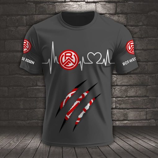 Rot-Weiss Essen Neues Design T-Shirt Rot-Weiss Essen Neues Design T-Shirt