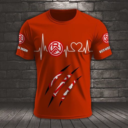 Rot-Weiss Essen Neues Design T-Shirt Rot-Weiss Essen Neues Design T-Shirt