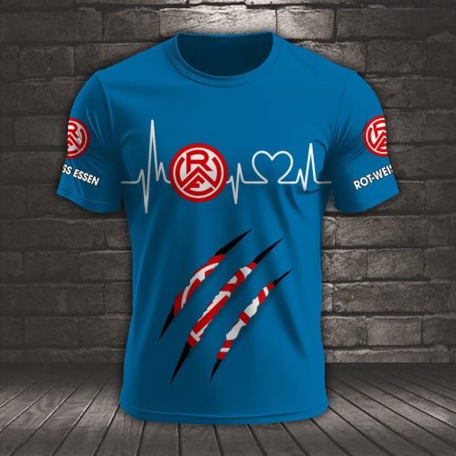 Rot-Weiss Essen Neues Design T-Shirt Rot-Weiss Essen Neues Design T-Shirt