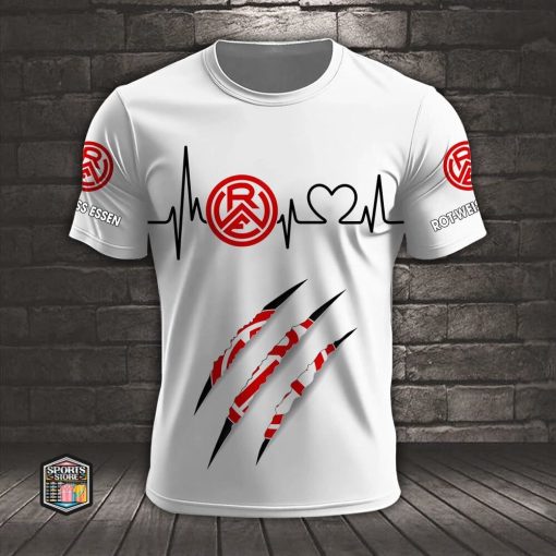 Rot-Weiss Essen Neues Design T-Shirt Rot-Weiss Essen Neues Design T-Shirt