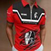 SC Freiburg Individueller Name Neue Version Reißverschluss Poloshirt