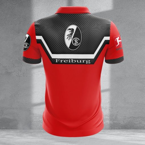 SC Freiburg Individueller Name Neue Version Reißverschluss Poloshirt SC Freiburg Individueller Name Neue Version Reißverschluss Poloshirt