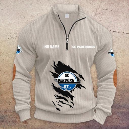 SC Paderborn 07 Individueller Name Neue Version Halbzip-Pullover SC Paderborn 07 Individueller Name Neue Version Halbzip-Pullover