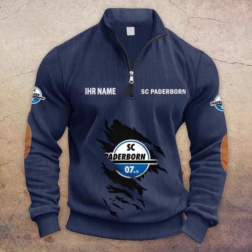SC Paderborn 07 Individueller Name Neue Version Halbzip-Pullover SC Paderborn 07 Individueller Name Neue Version Halbzip-Pullover