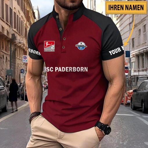 SC Paderborn 07 Individueller Name Neues Design Sport-Poloshirt SC Paderborn 07 Individueller Name Neues Design Sport-Poloshirt