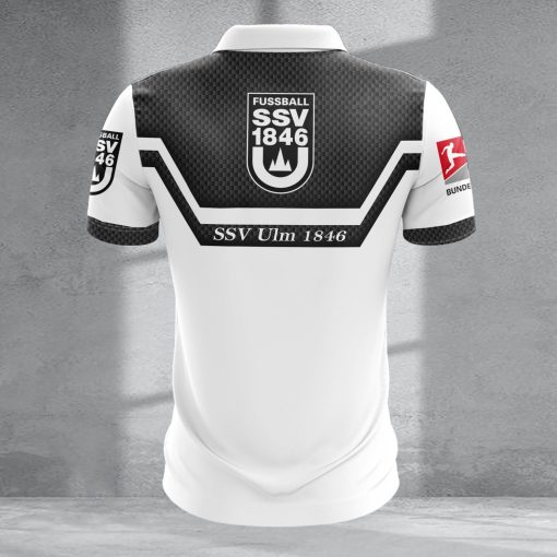 SSV Ulm 1846 Individueller Name Neue Version Reißverschluss Poloshirt SSV Ulm 1846 Individueller Name Neue Version Reißverschluss Poloshirt