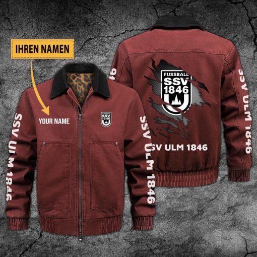 SSV Ulm 1846 Individueller Name Neues Design Zip-Jacke SSV Ulm 1846 Individueller Name Neues Design Zip-Jacke