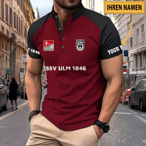 SSV Ulm 1846 Individueller Name Neues Design Sport-Poloshirt SSV Ulm 1846 Individueller Name Neues Design Sport-Poloshirt