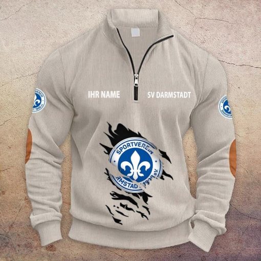 SV Darmstadt 98 Individueller Name Neue Version Halbzip-Pullover SV Darmstadt 98 Individueller Name Neue Version Halbzip-Pullover