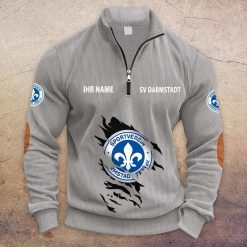 SV Darmstadt 98 Individueller Name Neue Version Halbzip-Pullover