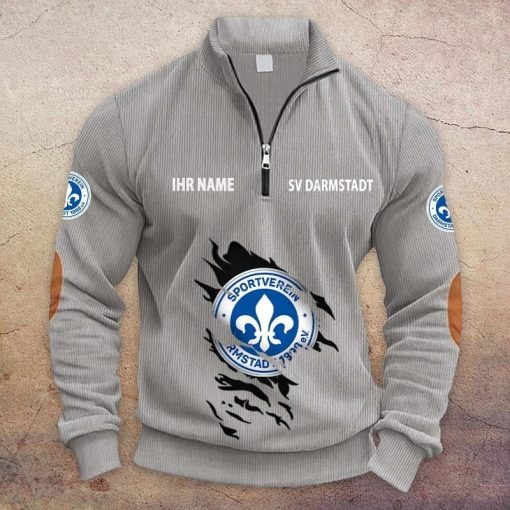 SV Darmstadt 98 Individueller Name Neue Version Halbzip-Pullover SV Darmstadt 98 Individueller Name Neue Version Halbzip-Pullover