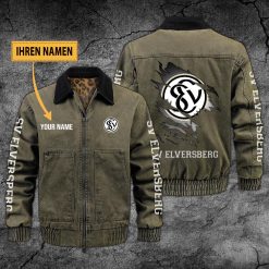 SV Elversberg Individueller Name Neues Design Zip-Jacke