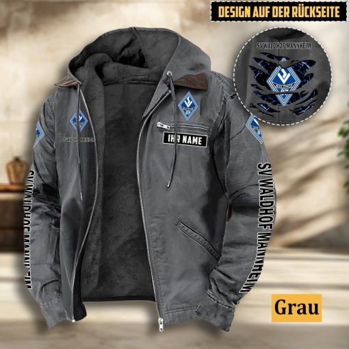 SV Waldhof Mannheim 07 Individueller Name Sonderausgabe Flanell-Hoodie SV Waldhof Mannheim 07 Individueller Name Sonderausgabe Flanell-Hoodie