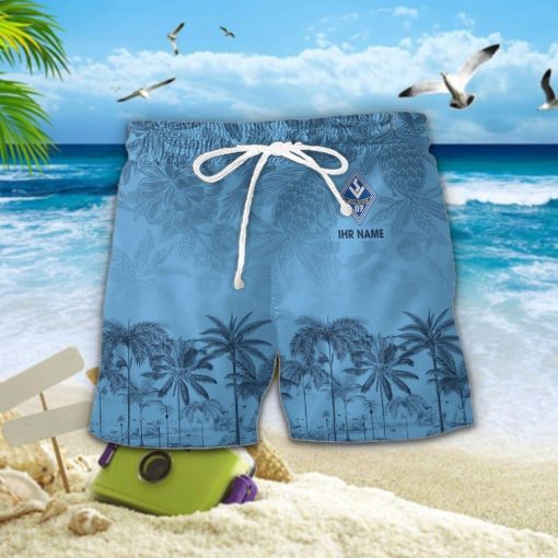 SV Waldhof Mannheim 07 Individueller Name Einzigartiges Tropisches Muster Aloha-Outfit SV Waldhof Mannheim 07 Individueller Name Einzigartiges Tropisches Muster Aloha-Outfit