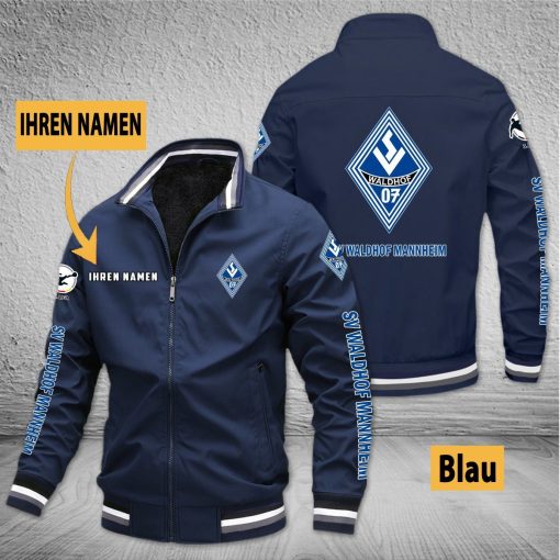 SV Waldhof Mannheim 07 Individueller Name Limitierte Auflage Zip-Fleecejacke