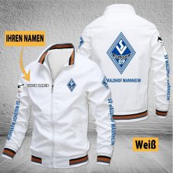SV Waldhof Mannheim 07 Individueller Name Limitierte Auflage Zip-Fleecejacke