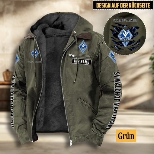 SV Waldhof Mannheim 07 Individueller Name Sonderausgabe Flanell-Hoodie SV Waldhof Mannheim 07 Individueller Name Sonderausgabe Flanell-Hoodie