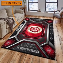SV Wehen Wiesbaden Individueller Name Neues Design Bodenteppich