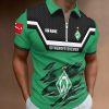 SV Werder Bremen Individueller Name Neue Version Reißverschluss Poloshirt