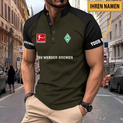 SV Werder Bremen Individueller Name Neues Design Sport-Poloshirt