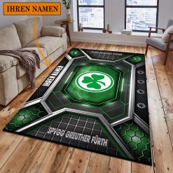 SpVgg Greuther Fürth Individueller Name Neues Design Bodenteppich