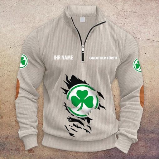 SpVgg Greuther Fürth Individueller Name Neue Version Halbzip-Pullover SpVgg Greuther Fürth Individueller Name Neue Version Halbzip-Pullover