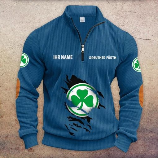 SpVgg Greuther Fürth Individueller Name Neue Version Halbzip-Pullover SpVgg Greuther Fürth Individueller Name Neue Version Halbzip-Pullover