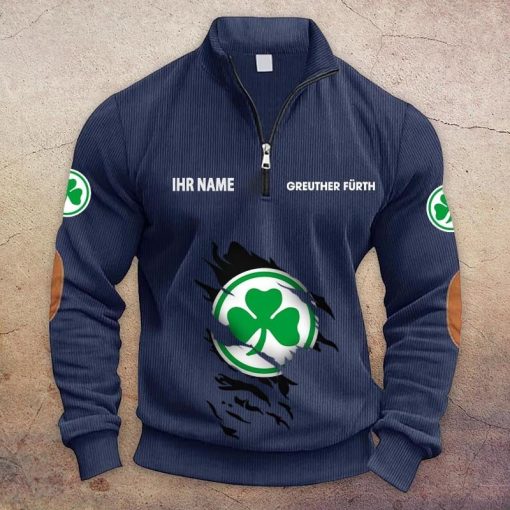 SpVgg Greuther Fürth Individueller Name Neue Version Halbzip-Pullover SpVgg Greuther Fürth Individueller Name Neue Version Halbzip-Pullover